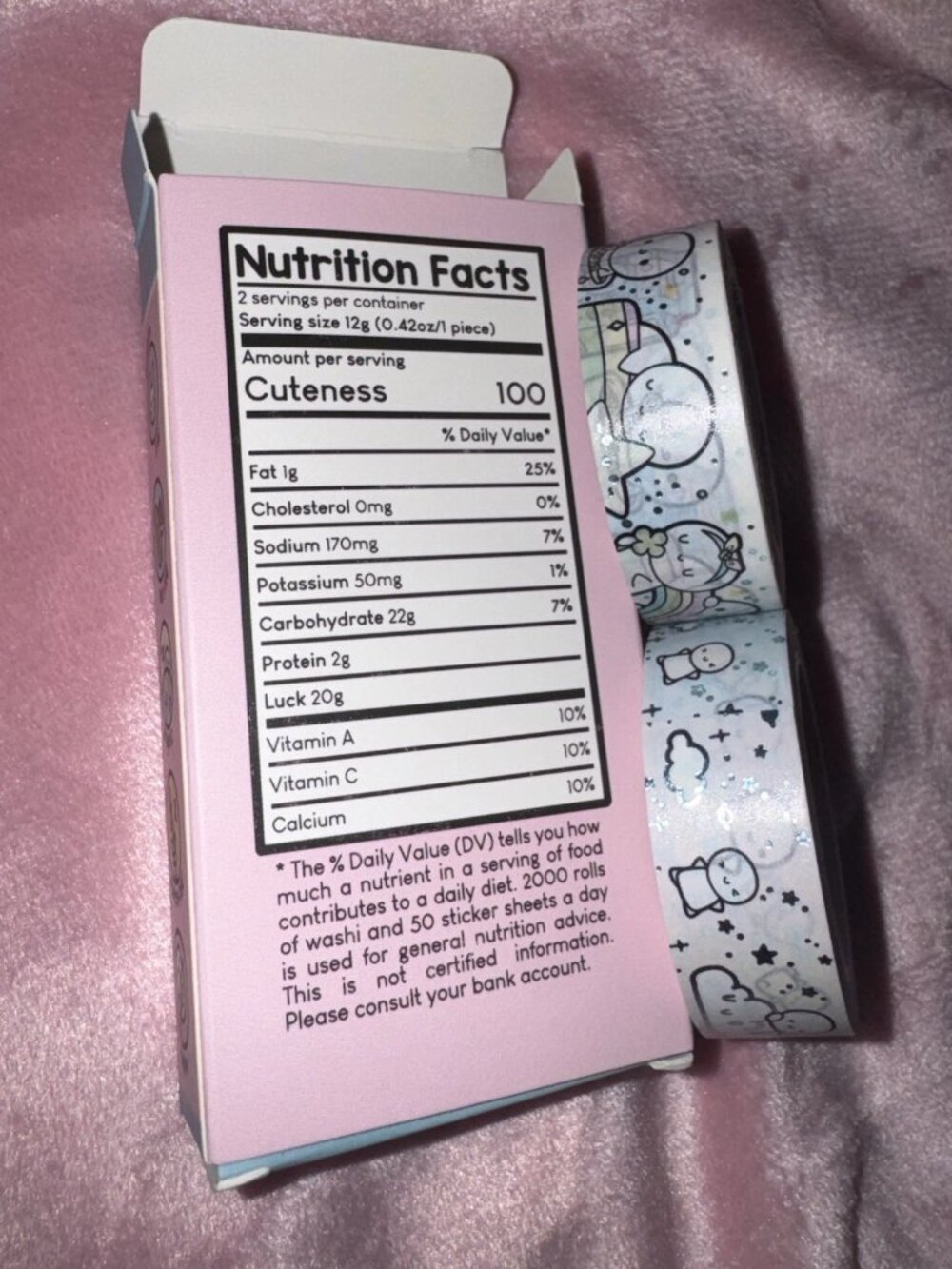 TheCoffeeMonsterzCo Cereal Box Lucky Charms Muted Galaxy Washi Tape 2pc Set TCMC